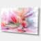 Designart - Lovely Painted Floral Design - Extra Large Floral Wall Art